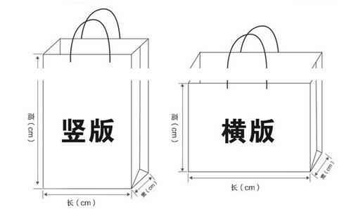 Ivory cardboard paper shopping bag any color printing any size