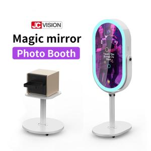 China Smart Portable Mirror Booth Kiosk , Selfie Mirror Photo Booth With Printer 21.5inch wholesale