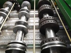 China Galvanized Steel Deck Forming Machine 4kw Hydraulic Power wholesale