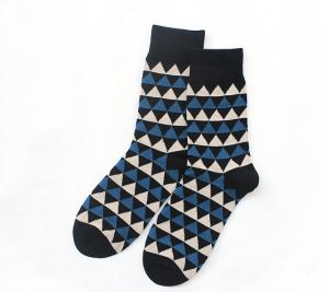 China Winter Thick Knitting Mens Crew Socks , Cotton Socks For Men Sweat Absorbent wholesale