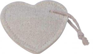 China Heart Shaped Shower Loofah Pad Loofah Body Scrubber For Facial Cleaning wholesale