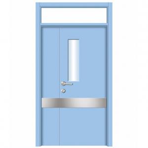 China light blue antibacterial thick 50mm Hermetic Doors For Hospitals wholesale