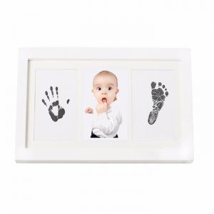 China Baby first year souvenir - funny 13 windows newborn baby collage photo / wood picture frame on sale