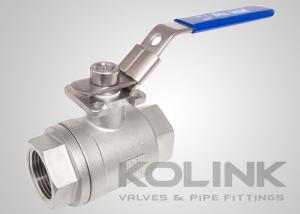 China 2-piece Ball Valve BSPT NPT 1000PSI Full Bore CF8 CF8M Stainless Steel wholesale