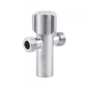 China Bathroom Shower Angle Valve 1 2 SS Steel For Garden Irrigation wholesale