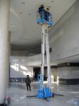 Dual Mast Hydraulic Aerial Work Platform Manual Push Around 8 Meter Platform