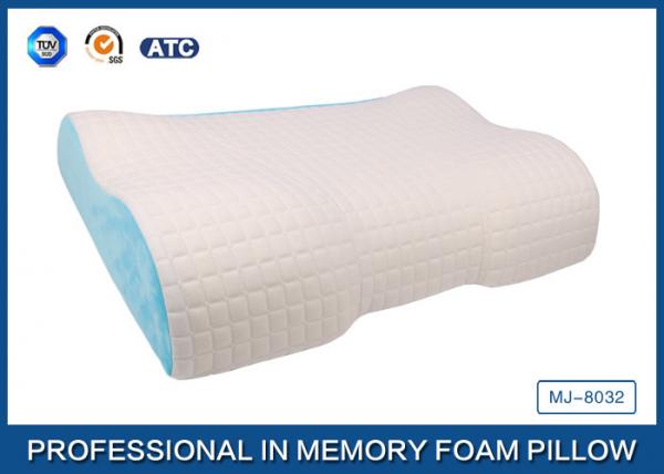 Quality Different Height  Wave Memory Foam Contour Pillow with Deluxe Comfort Pillow Cover for sale