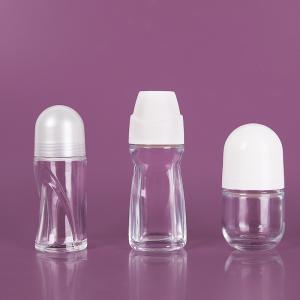 China 50ml Fragrance Roll On Glass Bottle 1.5oz Cosmetic Glass Bottle ODM Printing on sale