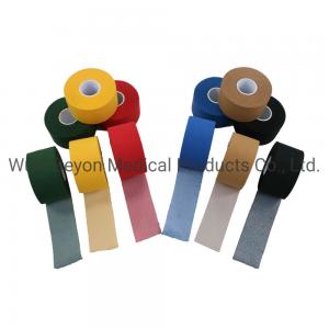 China Yellow Cotton Sports Tape  Protection Cotton Zinc Oxide Strapping Athletic Tape wholesale