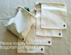 Wood color Double Drawstring Cotton Muslin Bags Favor Bags Jewelry Pouch Reusable Bags Tea Bags Souvenir Gift Bag pack