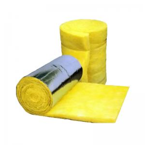 China Yellow Natural Fiberglass Wool Insulation Construction Material wholesale