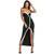 China High quality tube top Split long evening dress backless sexy bandage dress clothes woman wholesale