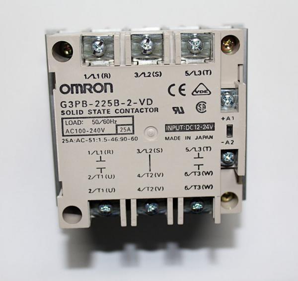 Quality Omron solid state relay G3PB-225B-2-VD AC100-240V 25A for sale