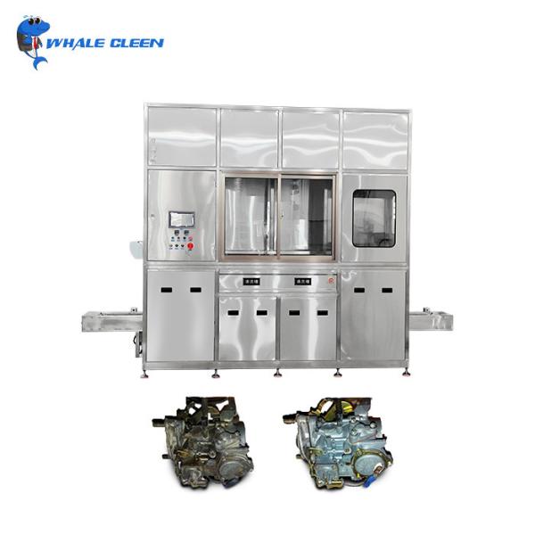Quality High Efficiency Double Solvent Ultrasonic Cleaning Machine With PLC Control For Electronics for sale