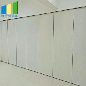 China Sliding Folding Aluminium Frame Soundproof Acoustic Room Divider Partition For Office wholesale