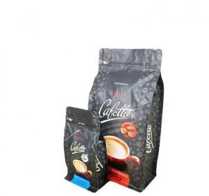 Recyclable Aluminum Foil  Zipper seal coffee food packaging bags with white logo printed