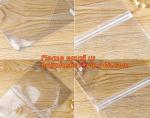 Customized Plastic Zipper File Folder Bag, PVC Slider Zip Closure A4 Paper
