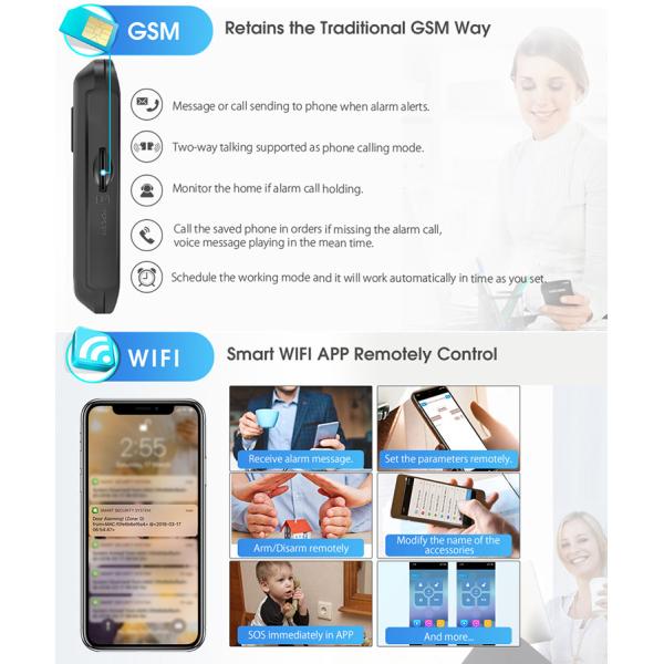 Homelife Security Wifi+gsm Touch Screen Smart Intelligent Alarm System To The Elderly Or Patients