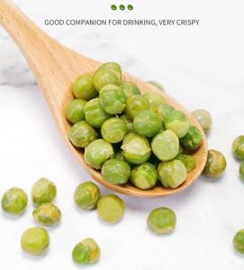 China BRC Certified Fry Green Peas Full Size Sweet Taste Healthy Nut Snacks on sale