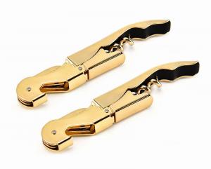 China Harmless Kitchen Gadget Tools Gold Multi - Function Shrimp Head Knife Stainless Steel Wine Opener wholesale