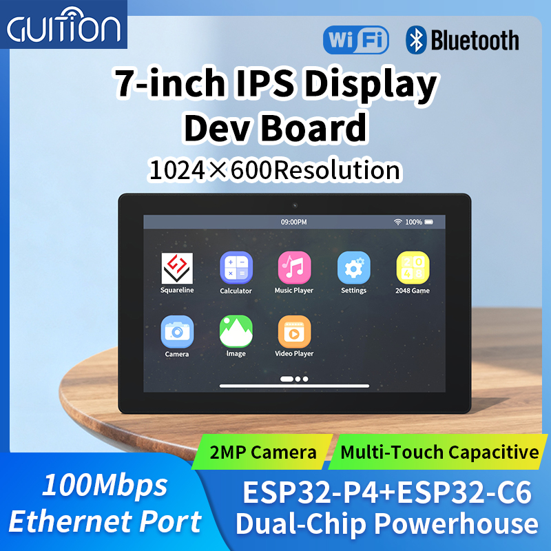 China JC1060P470C_I_W_Y High performance 7-inch screen integrated development kit: ESP32-P4 main control, integrated camera, ready to use wholesale
