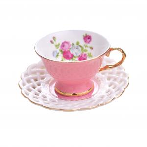 China Fashion Coffee Cups 90ML Ceramic coffee cups set hand made custom porcelain cute tea cup in bulk wholesale