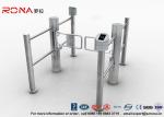 High Speed Swing Barrier Gate Double Core Biometric Stainless Steel for Fitness