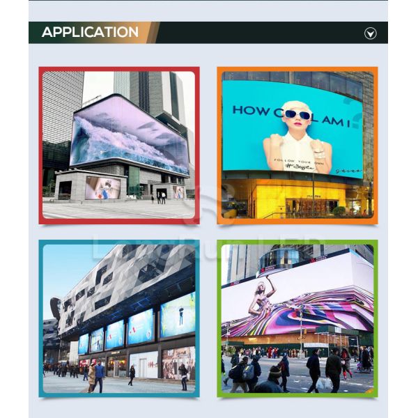 Ip65 P8 Screen Billboard LED Display Advertising Fixed 40000 Dots/M2