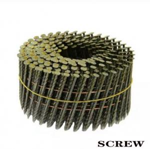 China 1/4 Wire Nail Galvanized Coil Nail 0.099 & Prime Painted Pallet Coil Nail wholesale