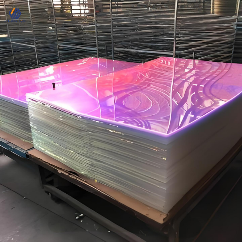 Customize Your Space with Rainbow Acrylic Sheet Available in Various Thicknesses 3mm 5mm 8mm