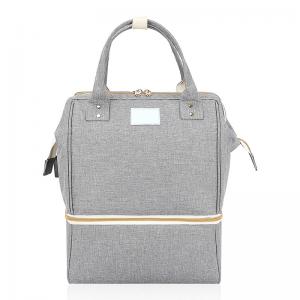 China Diaper Bag Backpack Large Waterproof Travel Baby Bags Classic Gray Crossbody 10X7X13 wholesale
