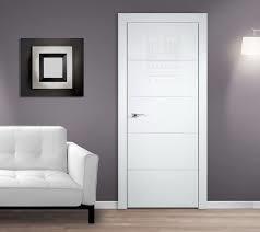 China Waterproof Contemporary Wood MDF Interior Doors With Handle And Lock wholesale