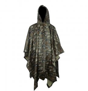 China Factory Direct Light Tear-Proof Adult Nylon Rain Coat Military Camouflage Poncho on sale