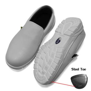 China Cleanroom ESD Antistatic White Steel Toe Breathable Safety Shoe ESD Anti-Static Shoes wholesale