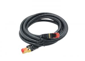 China SFTP CAT6A RJ45 50u Copper Lan Cable 0.565mm Cu Material 5m Network Jumpe 1000N wholesale