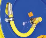 Goodyear Retractable Air/Water Hose Reel with 3/8-Inch by 50-Feet Hybrid Hose