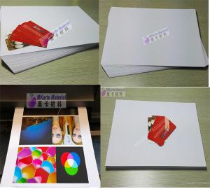 China Smart Card Production PVC Core Sheet Both Sides With No Glue Coating wholesale