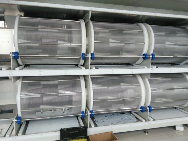 Fluid Bed 2 layer softgel Encapsulation Line Tumbler Dryer capsule drying machine