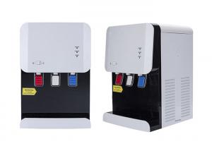 China Desktop 3 Taps Hot Warm Cold Water Dispenser Bottled Type Complete Plastic ABS Case wholesale