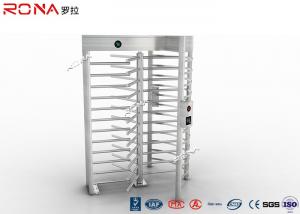 China Single Passage Three Armed Pedestrian Turnstile Gate Full Height 304 Stainless Steel wholesale