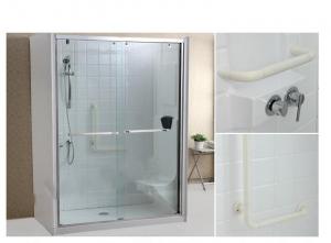 China Unique Design Walk In Bath And Shower Combo / Old People Bathtub Thermostatic Heater wholesale