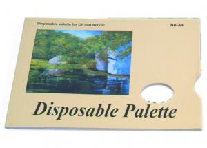 China Acrylic / Oil Painting Pad Disposable Palette Type , Artist Drawing Pad 48 sheets 58gsm wholesale