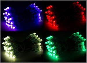 China 12MM 5V Digital RGB LED Pixel String Light 12mm Individually Addressable For Entertainment Decoration wholesale