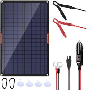 China Trickle Motorhome Solar Battery Charger Pack 30W 12V wholesale