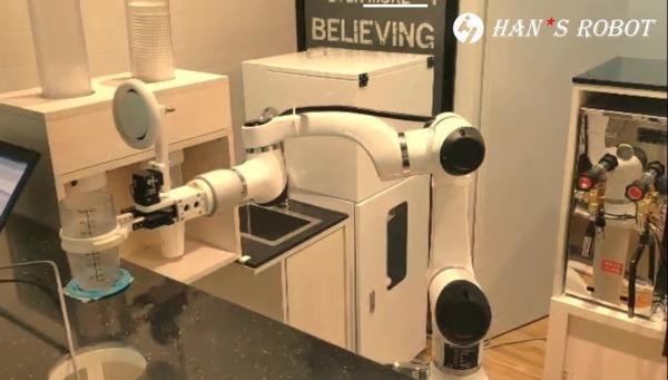 Service Robot Of Elfin E05-L With Robot Arm 6 Axis CNC And TCP/IP Modbus
