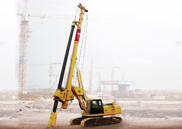 Quality Construction work 180 kN.m  Earth Auger Borehole Hydraulic Drilling Piling Rig Machine for sale