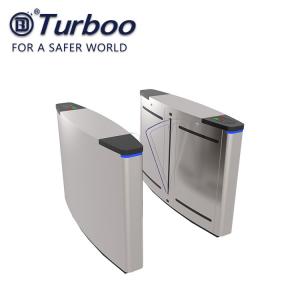 China Double Anti - Clipping Access Control Turnstile Gate Retractable Flap Barrier wholesale