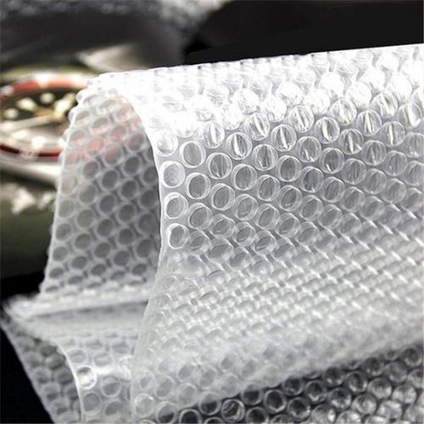 OEM Clear Bubble Wrap Packing Roll , Self Adhesive Bubble Film Roll