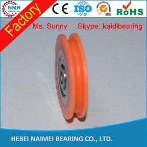 China plastic / nylon / POM / PP / PVC Nylon pulley wheels with bearings for door and windows wholesale