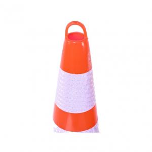 China Weather Resistant Traffic Safety Cone With Weighted Base PVC Lift Ring Traffic Cone wholesale